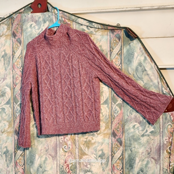 UNIVERSAL THREAD SWEATER-Mauve - Picture 6 of 7